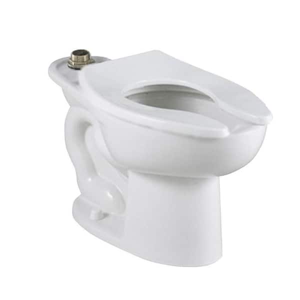 American Standard Madera FloWise Top Spud Slotted Rim Elongated Toilet Bowl Only in White