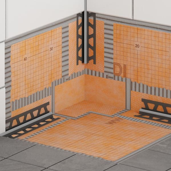 Schluter - Kerdi-Kereck-F Pre-Formed 90° Waterproofing Inside Corners (2-Pack)