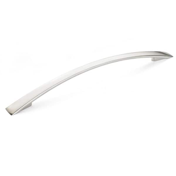 Richelieu Hardware Silverthorn Collection 7 9/16 in. (192 mm) Brushed Nickel Modern Cabinet Arch Pull