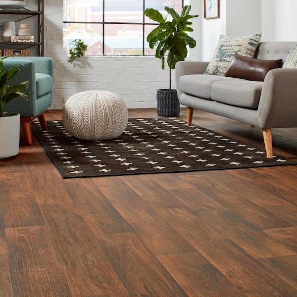 Take Home Sample - Hazelnut Oak Plank Vinyl Sheet - 6 in. x 9 in