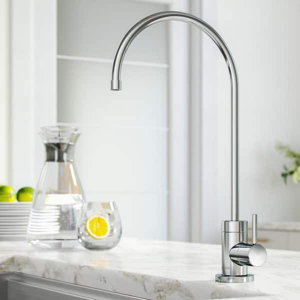 Purita Single Handle 100% Lead-Free Beverage Faucet in Chrome