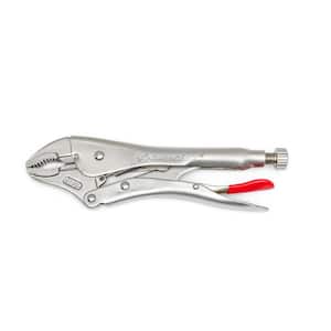 10 in. Curved Jaw Locking Pliers with Wire Cutter