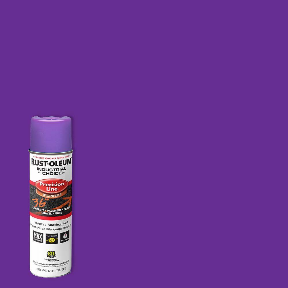 RustOleum Industrial Choice 17 oz. M1600 Fluorescent Purple Inverted
