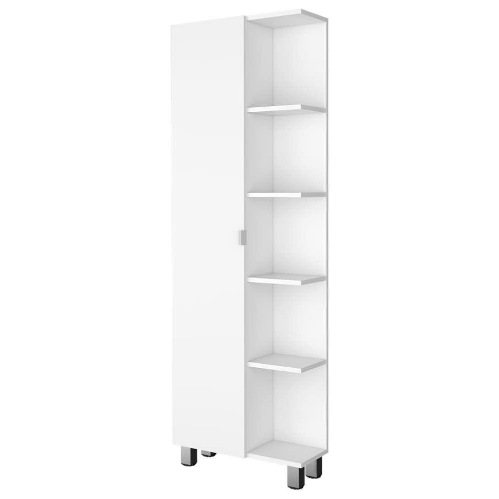 RST BRANDS Pinion 71 in. W x 21 in. D x 9 in. H White MDF MidCentury