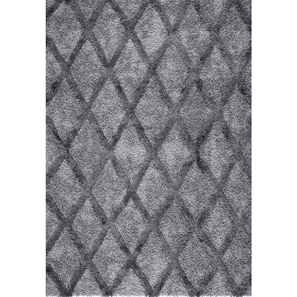 Stylewell Valencia Gray 6 Ft X 9, Grey Area Rugs Home Depot