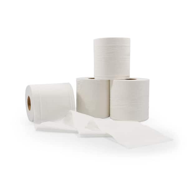Iashikaboutique White Plain Toilet Tissue Paper Roll (Pack Of 3