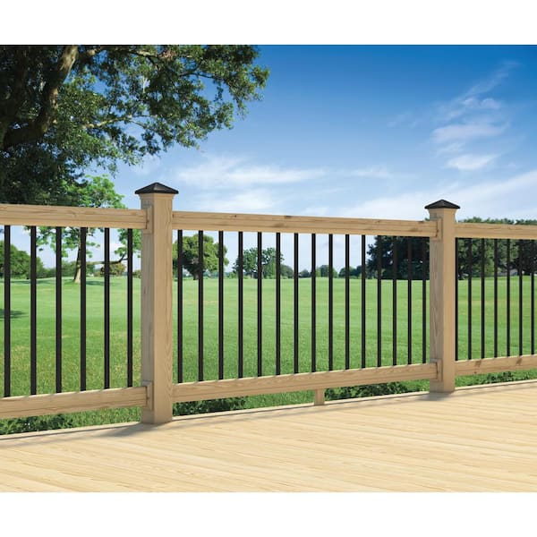 Pressure-Treated Wood Rail Trim (4-Pack)