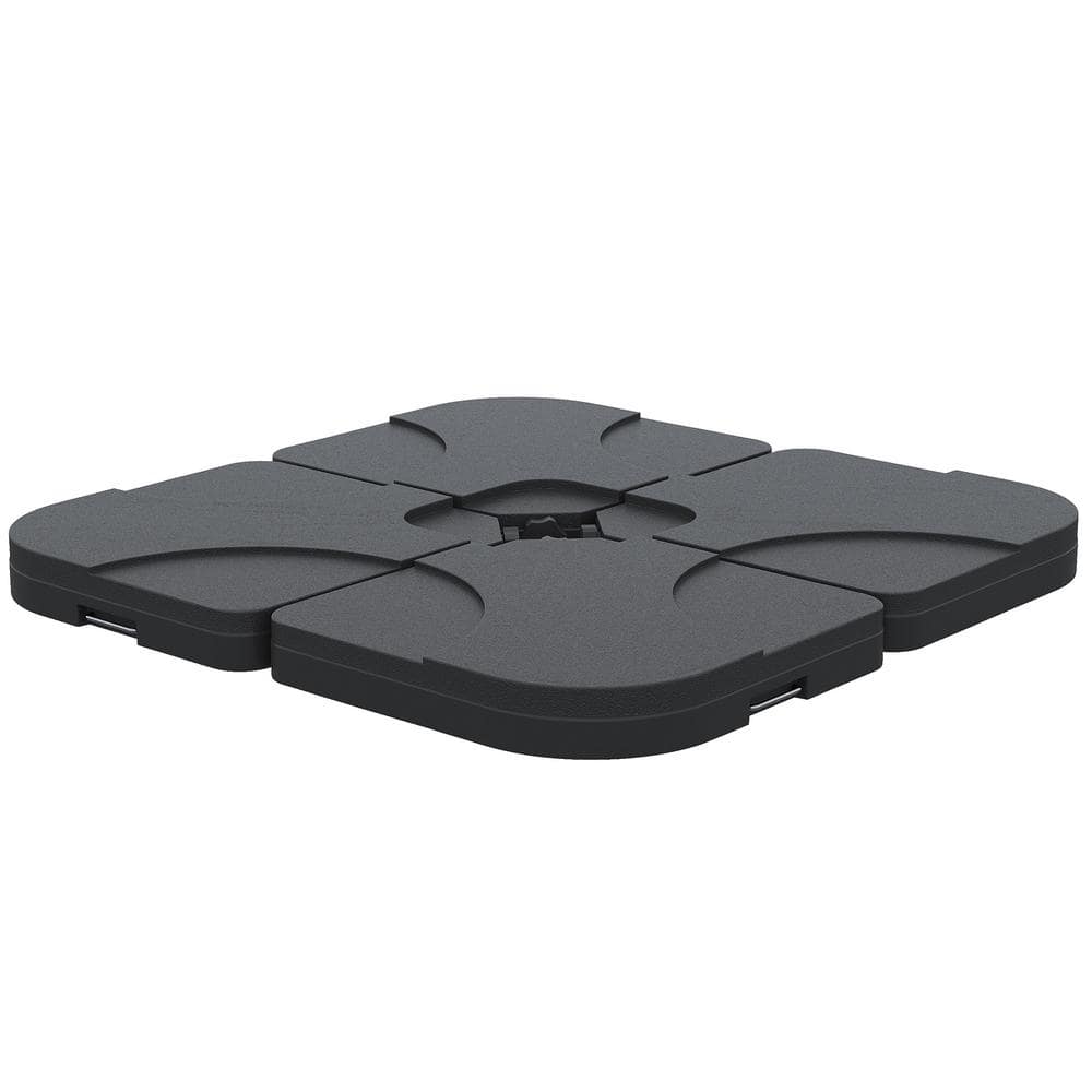 Black Plastic Cantilever Patio Umbrella Base Stand