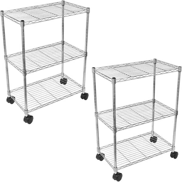 Otryad Heavy Duty 3-Tier Storage Shelves 750 lbs. Capacity