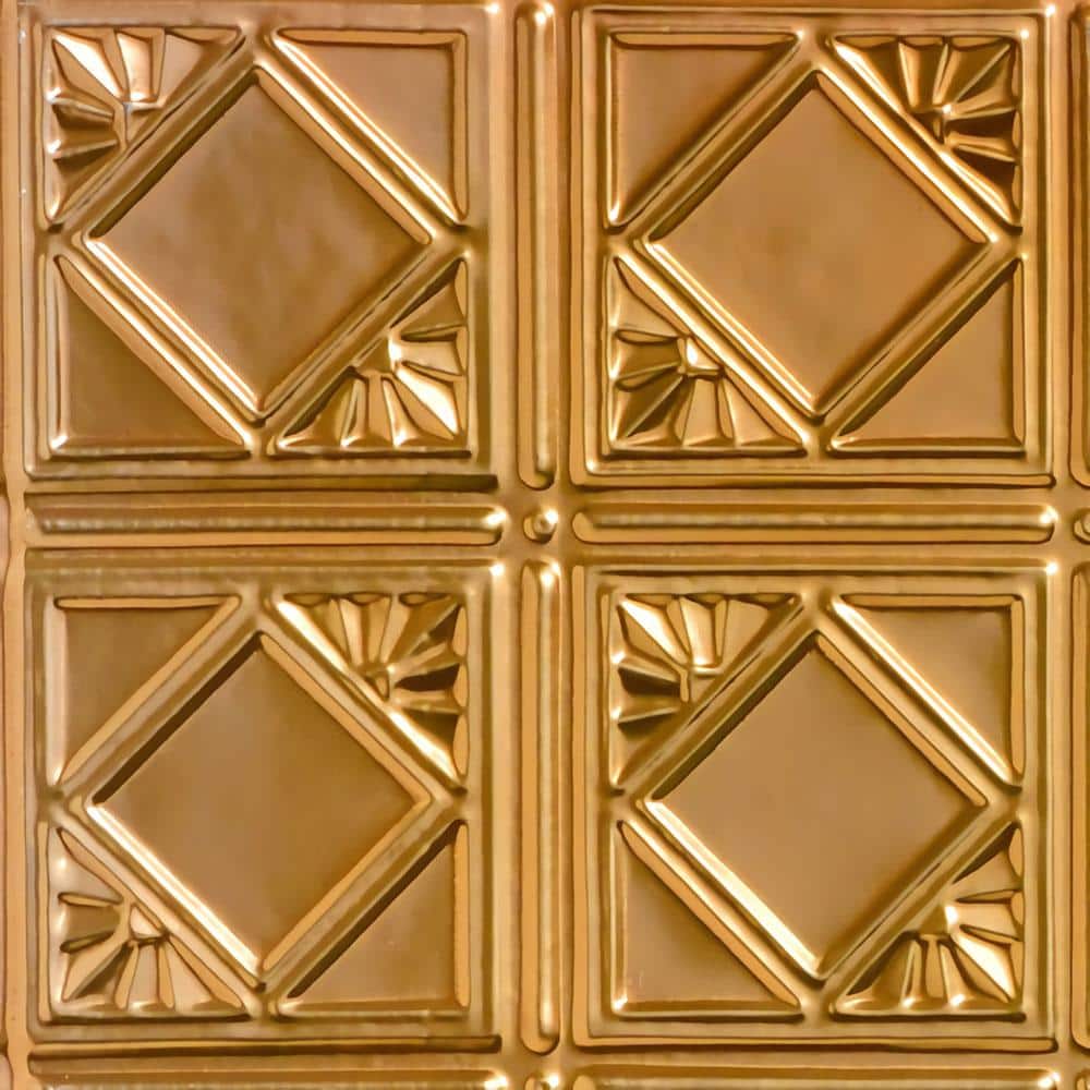 Take Home Sample - Carnivale Lincoln Copper 1 ft. x 1 ft. Decorative Tin Style Nail Up Ceiling Tile (1 sq. ft./case) price history on PriceWatchPro