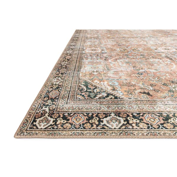 Wynter Auburn/Multi 5 ft. x 7 ft. 6 in. Oriental Printed Area Rug