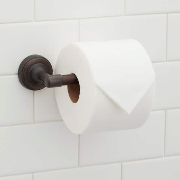 Glacier Bay Cooperton Single Post Toilet Paper Holder in Brushed Nickel  BZ531500BN - The Home Depot