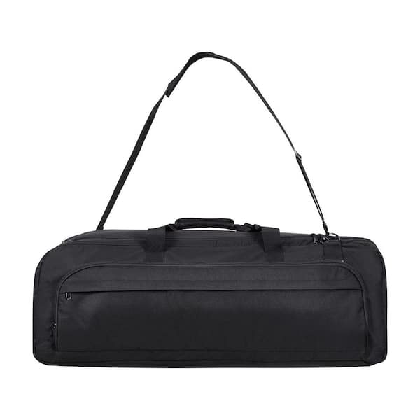 SVOPES 30.3 in. Telescope Case, Multi-Pocket Storage Bag with Fixed Buckles, Black, Fabric, Briefcase with 17 in. Laptop