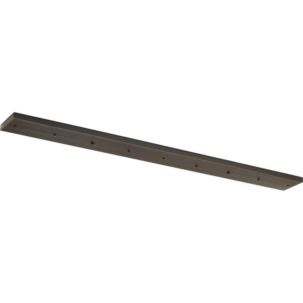 Brushed Nickel 60'' Linear Pendant Canopy for Indoor/Outdoor Use
