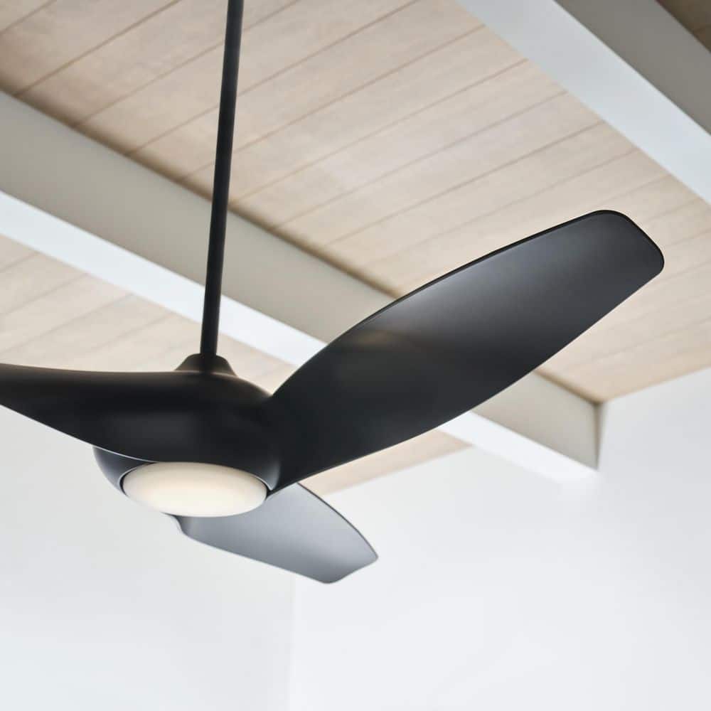 Topan Smart 52 in. Indoor/Outdoor Midnight Black Ceiling Fan with LED Light Kit and Remote Included price history on PriceWatchPro
