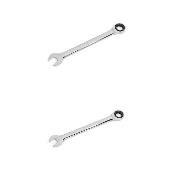 1-1/4 in. 12-Point Ratcheting Combination Wrench and 1-1/8 in. Ratcheting Combination Wrench Combo