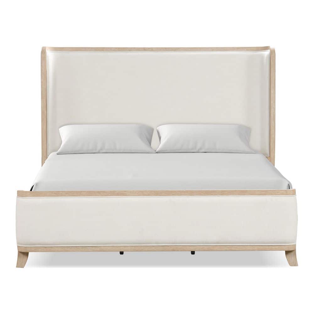 Ellington Brown Wood Frame King Panel Bed with Solid Wood - thumbnail 7