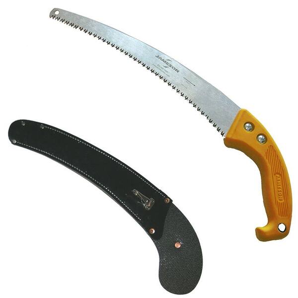 Jameson 13 in. Barracuda Tri-Cut Hand Saw with Rubber Belting Scabbard