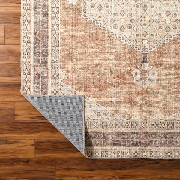 Livabliss Becki Owens Lila Tan Oriental 5 ft. x 7 ft. Indoor Area