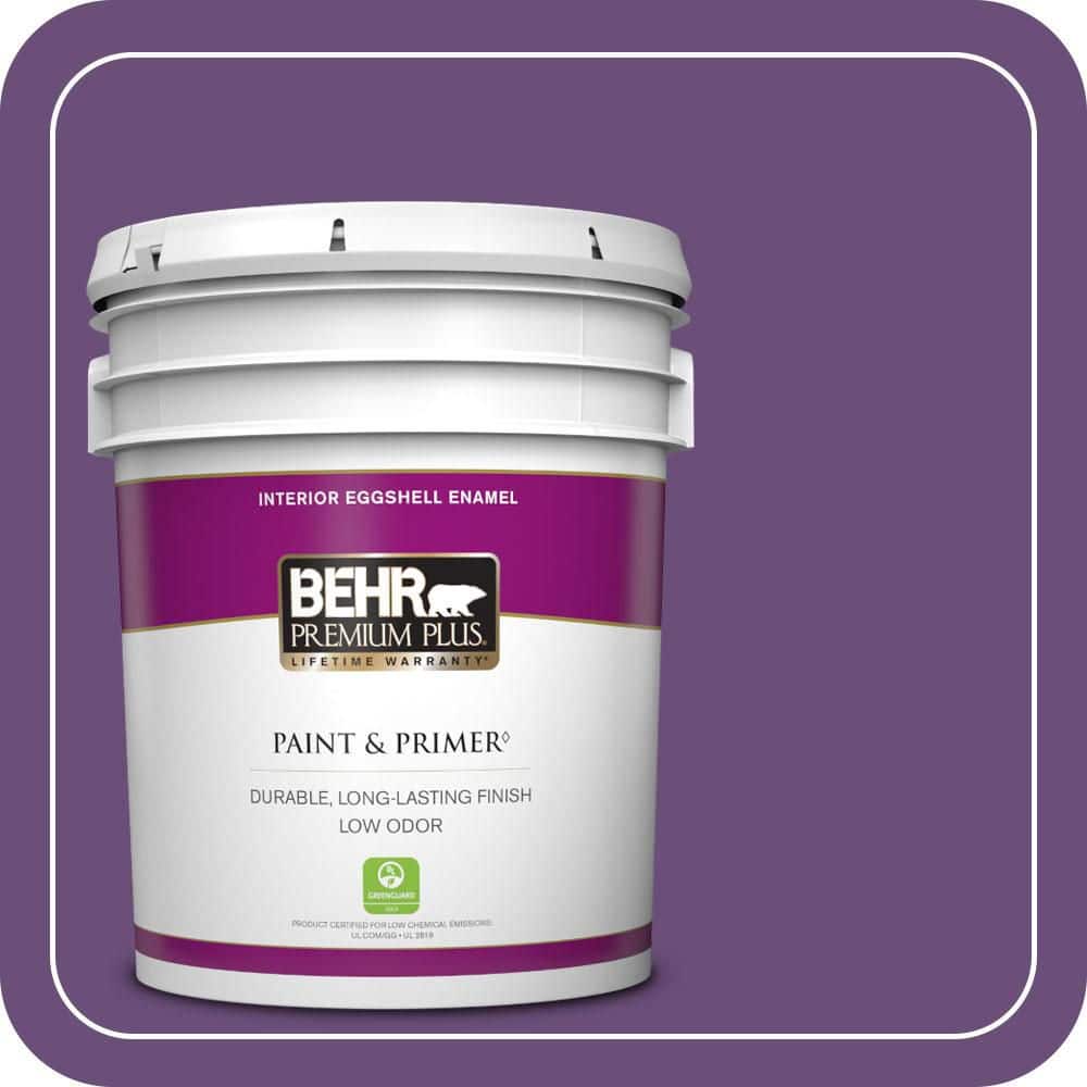 5 gal. #660B-7 Exotic Purple Eggshell Enamel Low Odor Interior Paint & Primer price history on PriceWatchPro