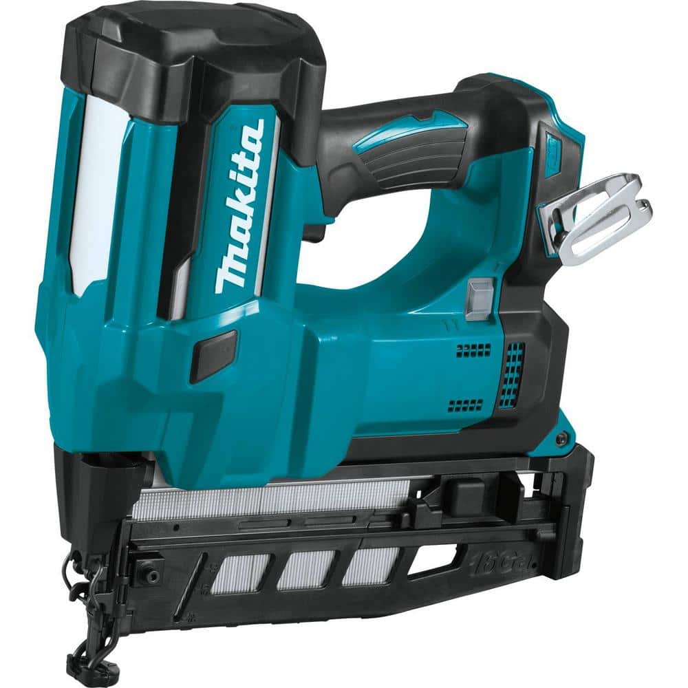 Makita 18-Volt LXT Lithium-Ion 16-Gauge Cordless 2-1/2 in. Straight Finish  Nailer (Tool Only) XNB02Z