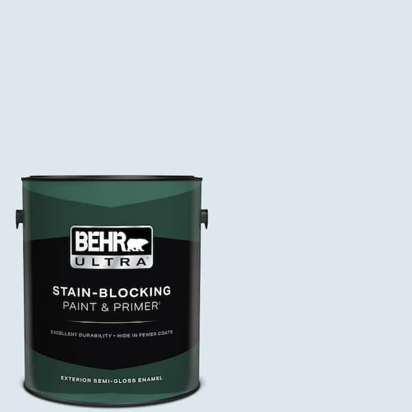 BEHR ULTRA 1 gal. #570A-2 Geyser Semi-Gloss Enamel Exterior Paint & Primer