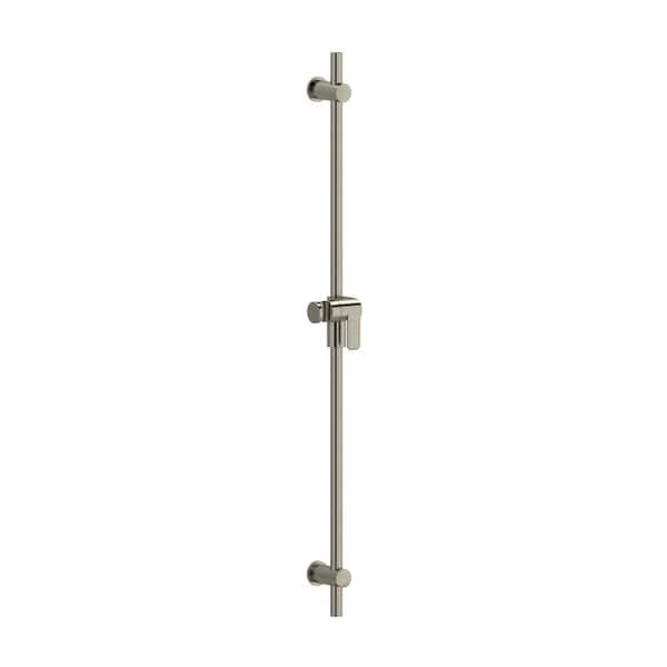 35.375 in. Shower Bar in Brushed Nickel