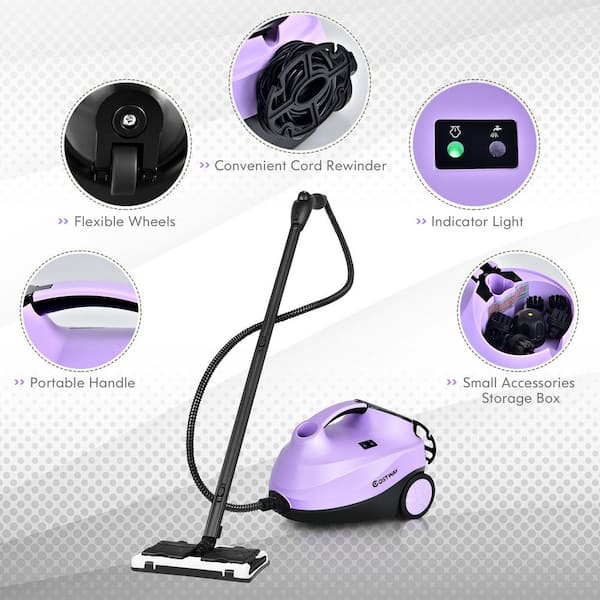 Steam Mop Cleaning System with 6-Attachments