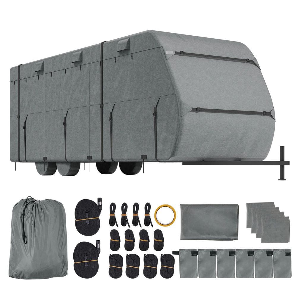 Travel Trailer Cover, 28-31 ft. RV Cover, Waterproof, and Rip-Stop Class A RV Cover, Top 300D Oxford Fabric Camper Cover price history on PriceWatchPro