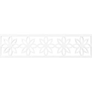 Daisy Fretwork 0.375 in. D x 47 in. W x 12 in. L PVC Panel Moulding