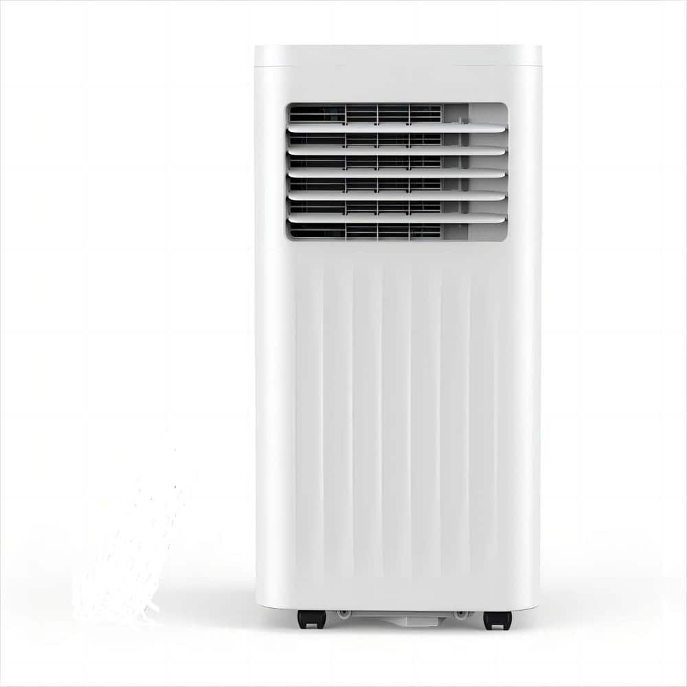 8,000 BTU (5,000 BTU DOE) 115-Volt Quiet 55 dB Portable Air Conditioner w/Dehumidifier and Remote to 270 sq. ft. White -  COWSAR, SZHD-A5406-8K