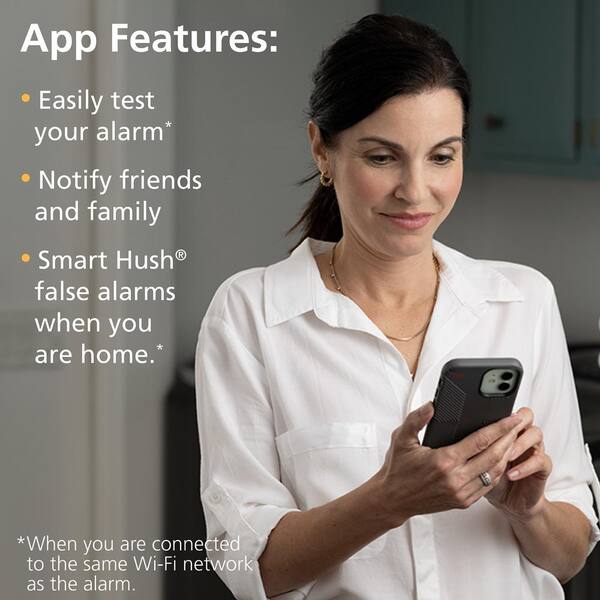 Kidde 21031042 Smart Hardwired Smoke & Carbon Monoxide Detector – Voice Alerts, Wi-Fi