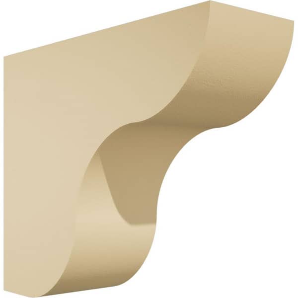 Ekena Millwork Standard Carmel 4 in. W x 10 in. H x 12 in. D Polyurethane Rafter Tail Outlooker