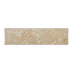 Heathland White Rock 3 in. x 12 in. Glazed Ceramic Floor and Bullnose Wall Tile (0.25702 sq. ft. / piece)