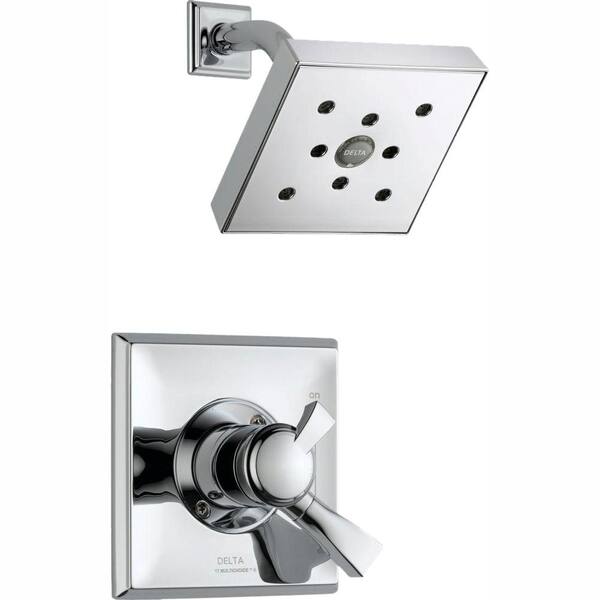 Delta Dryden 1-Handle H2Okinetic Shower Only Faucet Trim Kit in Chrome (Valve Not Included)