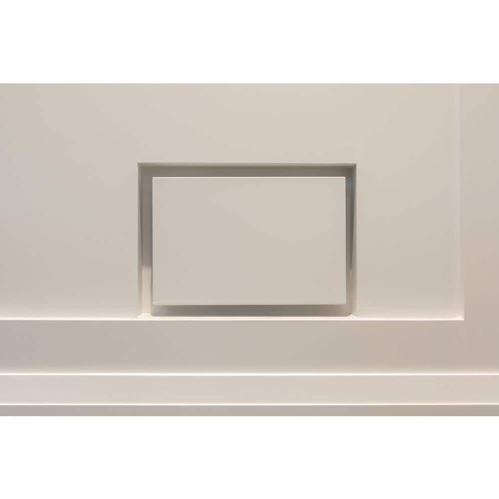 Satin White 6"x10" Steel Wall/Ceiling Register