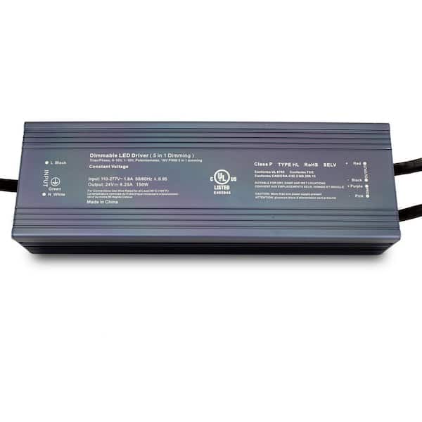 Cyron Power Supply, Dimmable Electronic Type, Dry/Wet locations, Constant voltage 24VDC output, 150-Watt