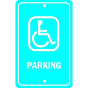 18 in. x 12 in. Aluminum Handicapped Parking Sign