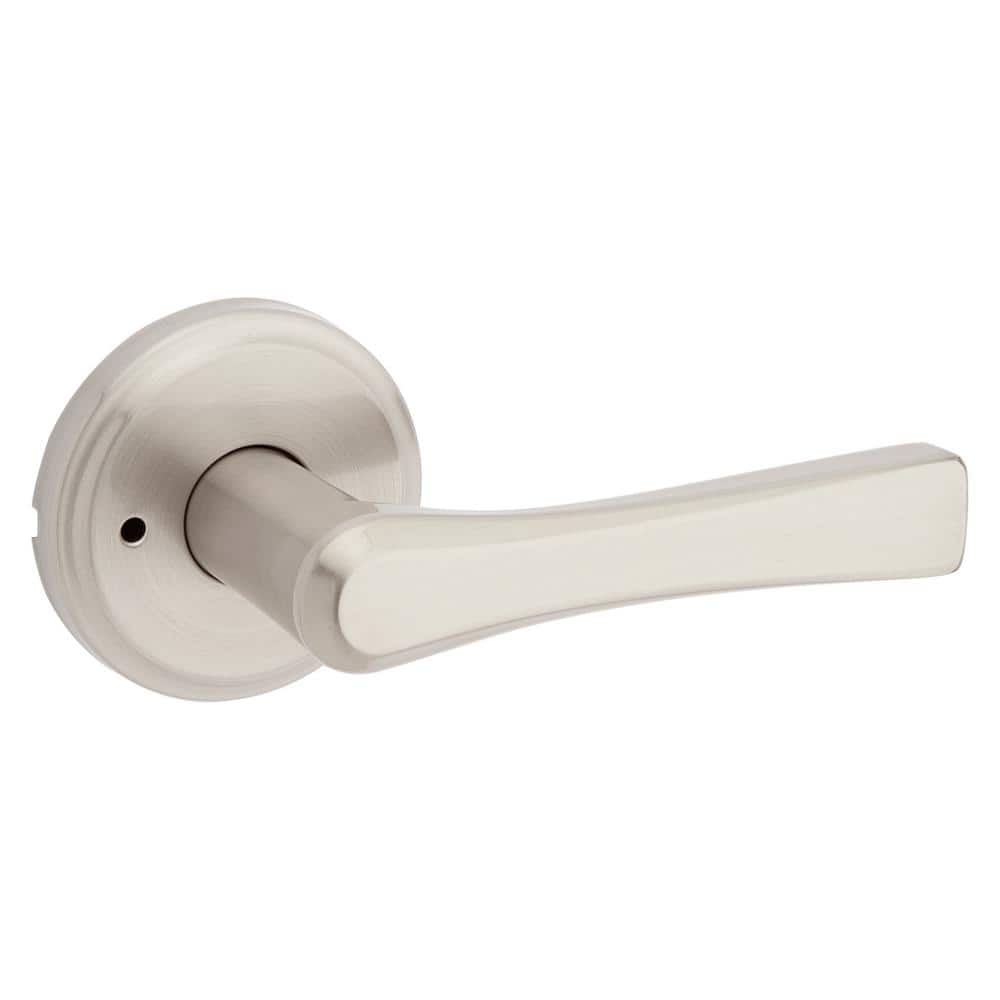 Katella Satin Nickel Privacy Bed/Bath Door Handle with Microban price history on PriceWatchPro