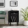 CROSLEY FURNITURE Everett Matte Black Record Player Stand CF1104-MB