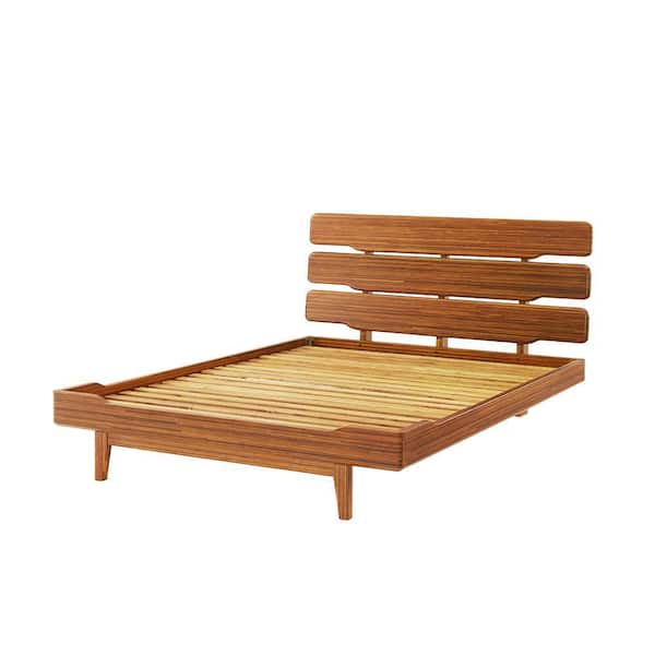 Currant Brown Frame King Platform Bed