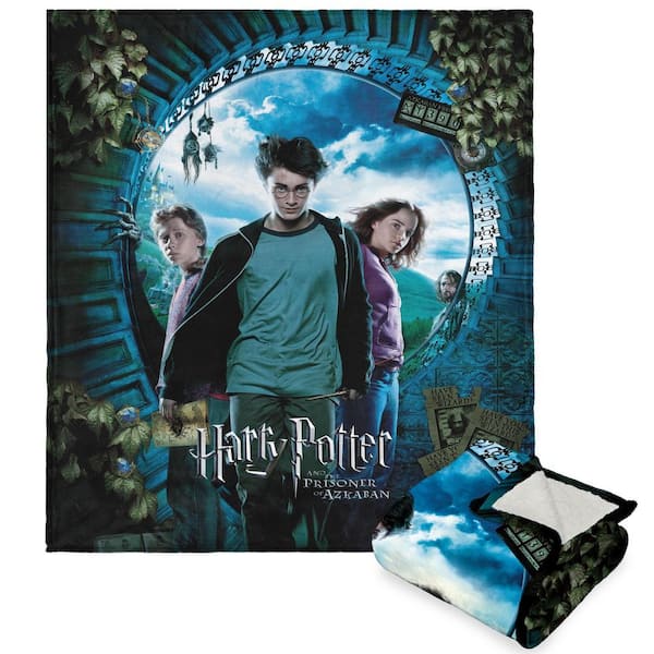 THE NORTHWEST GROUP Warner Bros Harry Potter Core Three Multicolor Silk Touch Sherpa Polyester Throw Blanket