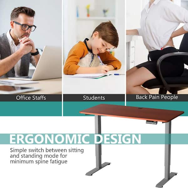 Costway Anti-fatigue Standing Desk Mat Ergonomic Comfort Floor