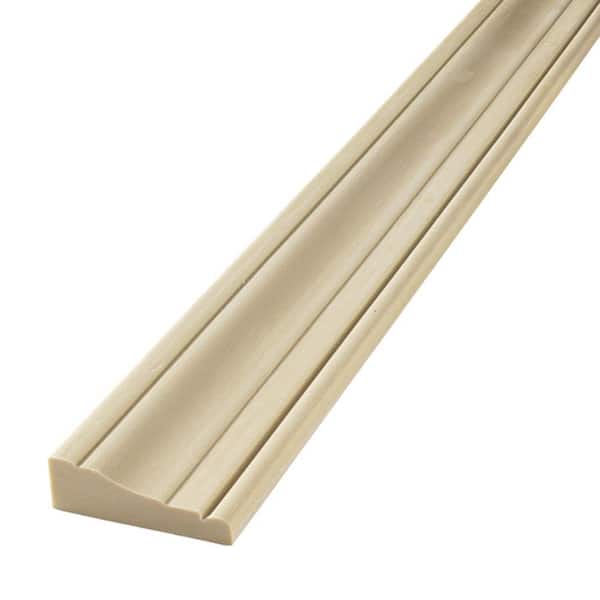 Flex Trim HD 376 5/8 in. x 2-1/4 in. x 132 in. Polyurethane 6/0 Flexible Half-Round Casing