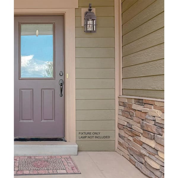 Sedona Bronze Hardwired Outdoor Wall Lantern Sconce
