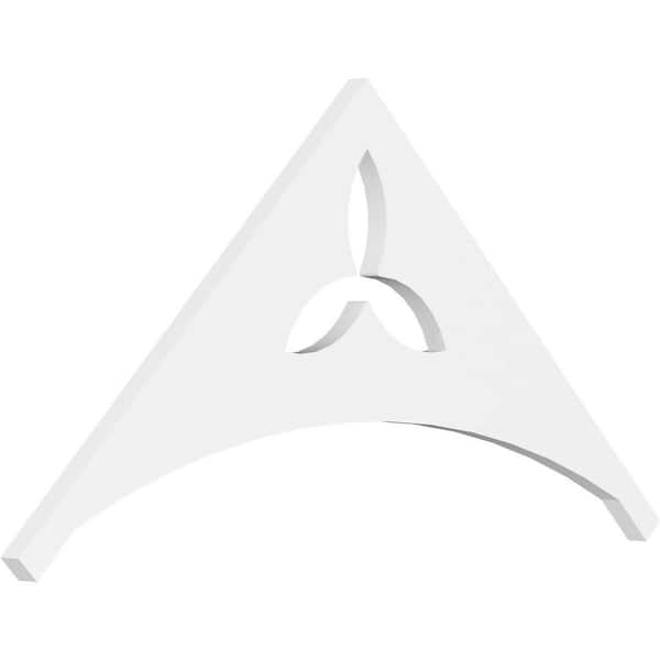 Ekena Millwork Naple 1 in. D x 18 in. W x 36 in. L Signature Urethane Gable Pediment
