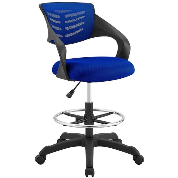 MODWAY Thrive Mesh Drafting Chair in Blue