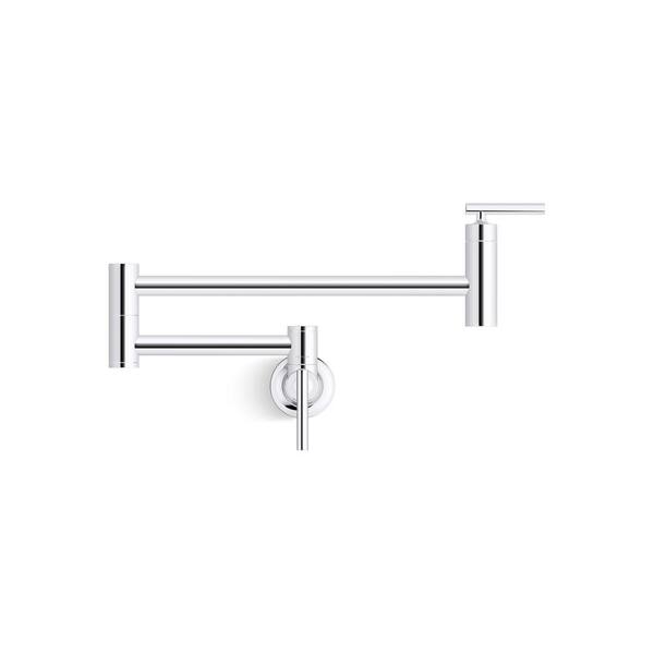 KOHLER Wall Mount Pot Filler in Polished Chrome