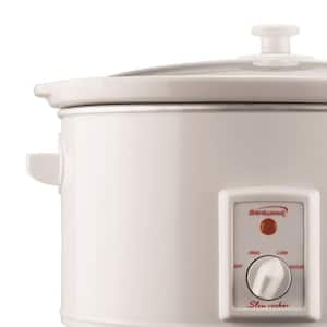 8 Qt. White Slow Cooker