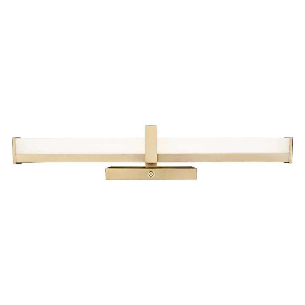 Elon 3.75 in. 1-Light LED Vanity Light in Brushed Champagne Bronze with Opal Glass price history on PriceWatchPro